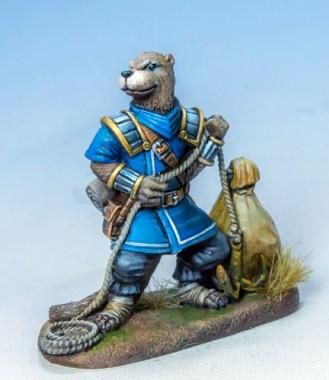 Dark Sword Miniatures: Critter Kingdoms- Otter Rogue with Loot 