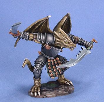 Dark Sword Miniatures: Visions in Fantasy: Draconid Warrior 