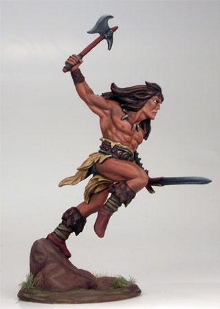 Dark Sword Miniatures: Visions in Fantasy: Dual Wield Male Barbarian 