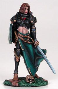 Dark Sword Miniatures: Visions in Fantasy: Female Cavalier with Long Sword/Shield 