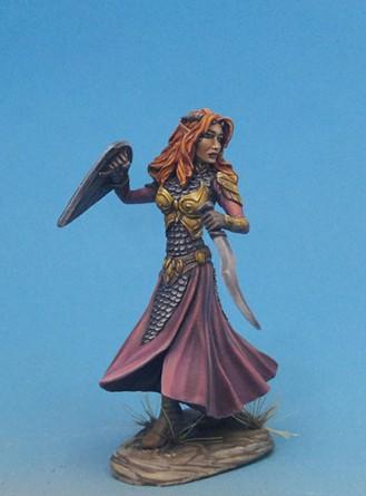 Dark Sword Miniatures: Visions in Fantasy: Female Demonkin Adventurer 