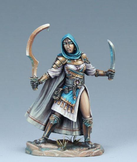Dark Sword Miniatures: Visions in Fantasy: Female Eastern Warrior - Dual Wield 