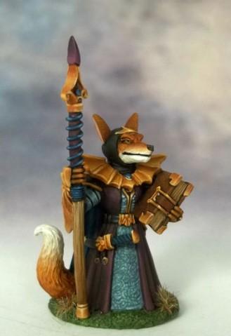 Dark Sword Miniatures: Critter Kingdoms- Female Fox Mage 