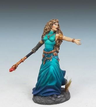 Dark Sword Miniatures: Visions in Fantasy: Female Mage with Staff #2 