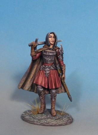 Dark Sword Miniatures: Visions in Fantasy: Female Warrior with Long Sword 
