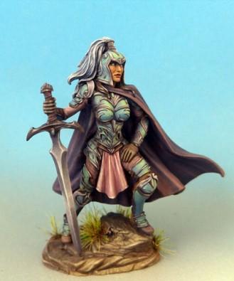 Dark Sword Miniatures: Visions in Fantasy: Female Warrior with Two Handed Sword 
