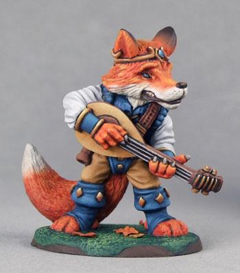 Dark Sword Miniatures: Critter Kingdoms- Fox Bard 