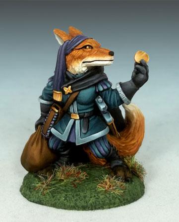 Dark Sword Miniatures: Critter Kingdoms- Fox Female Rogue 