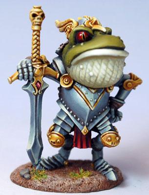 Dark Sword Miniatures: Critter Kingdoms- Frog Champion 
