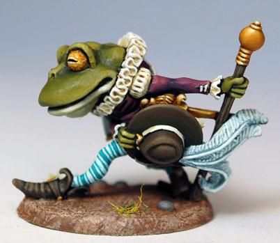 Dark Sword Miniatures: Critter Kingdoms- Frog Prince 