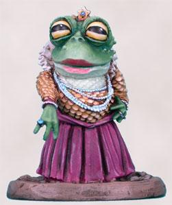 Dark Sword Miniatures: Critter Kingdoms- Frog Queen 