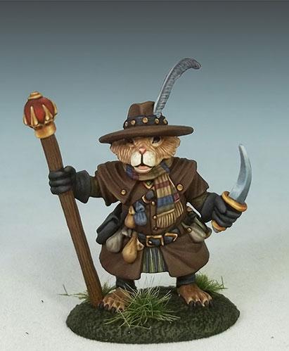 Dark Sword Miniatures: Visions in Fantasy: Hamster Mage with Staff 