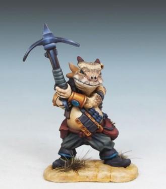 Dark Sword Miniatures: Visions in Fantasy: Horned Toad Assassin with Crossbow 