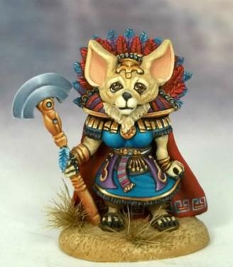 Dark Sword Miniatures: Visions in Fantasy: Inca- Female Chihuahua Mage 