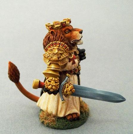Dark Sword Miniatures: Critter Kingdoms- King Richard the Lion 