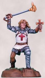 Dark Sword Miniatures: Visions in Fantasy: Male Cleric with Mace 