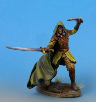 Dark Sword Miniatures: Visions in Fantasy: Male Elven Warrior/Ranger - Dual Wield 