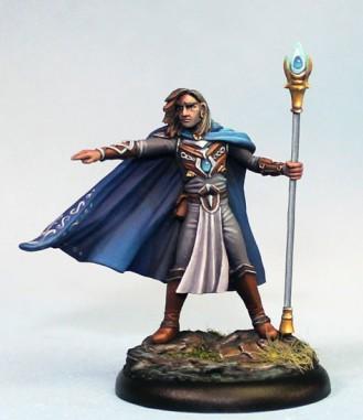 Dark Sword Miniatures: Visions in Fantasy: Male Mage with Staff 