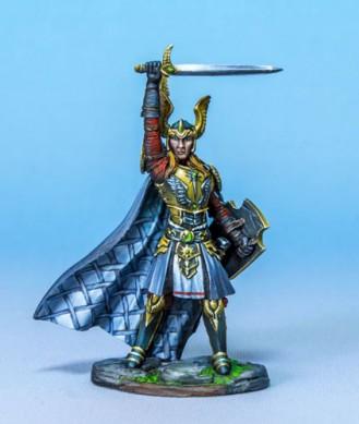 Dark Sword Miniatures: Visions in Fantasy: Male Paladin with Sword and Shield 