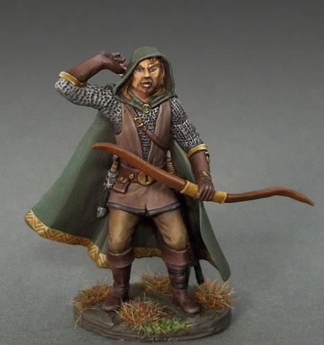 Dark Sword Miniatures: Visions in Fantasy: Male Ranger with Bow 1 