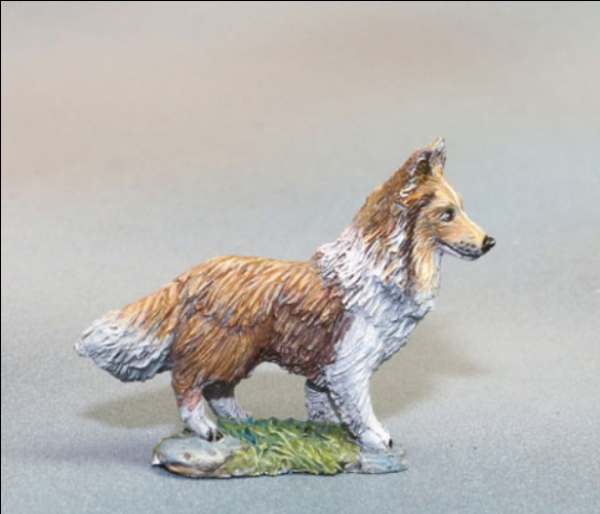 Dark Sword Miniatures: Visions in Fantasy: Sheltie Dog 