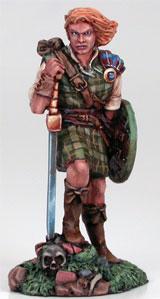 Dark Sword Miniatures: Visions in Fantasy: Young Male Barbarian with Two Handed Sword 