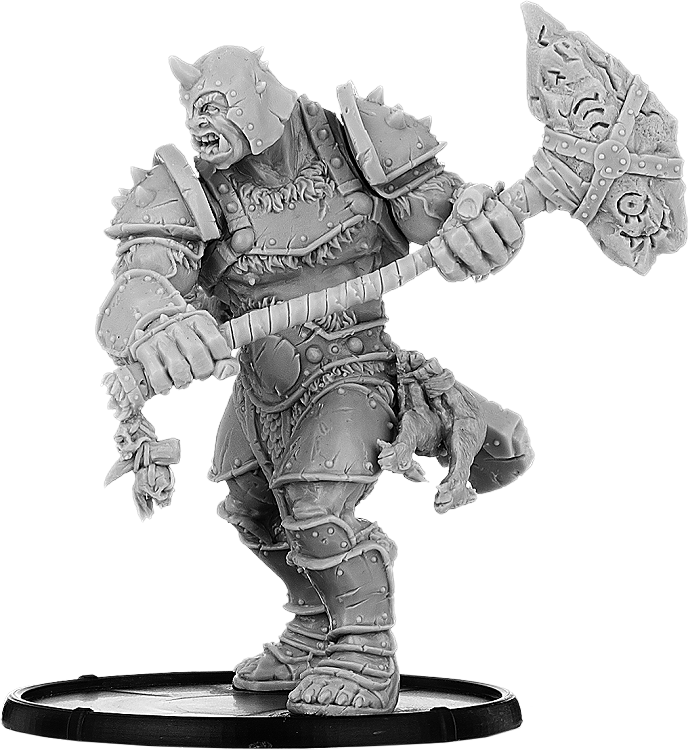 Darklands: Golgog Goat-Eater, Freebooter Oghur Captain (Resin) 