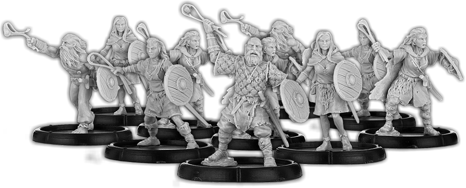 Darklands: Men of Ármhach, Maiobhanagh Unit (with Command) 