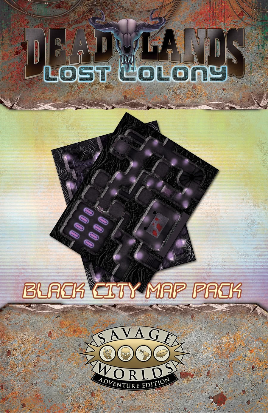 Deadlands: Lost Colony: Black City Map Pack 