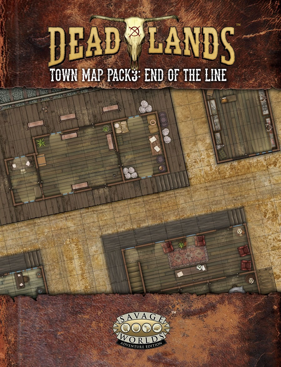 Deadlands: The Weird West - Town Map Pack 3: End of the Line 