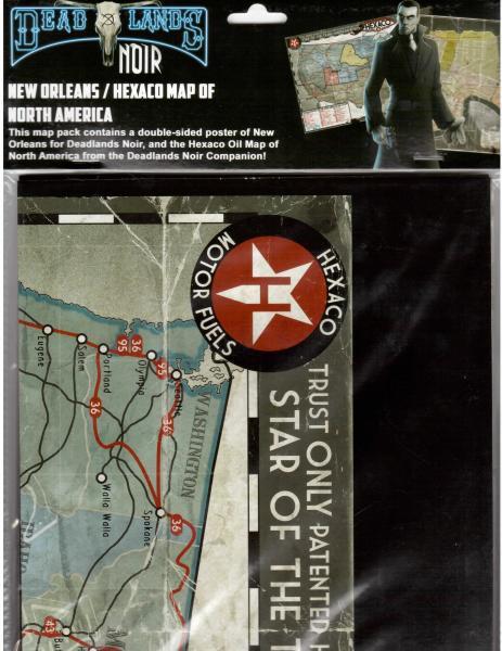 Deadlands Noir: Map New Orleans/Hexaco 