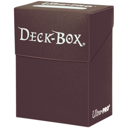 Ultra Pro: Solid Colour Deck Box: Brown 