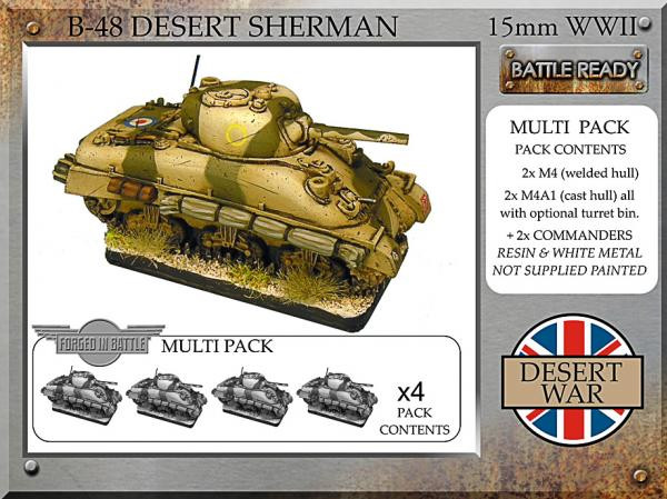Forged in Battle: British: Desert Sherman 