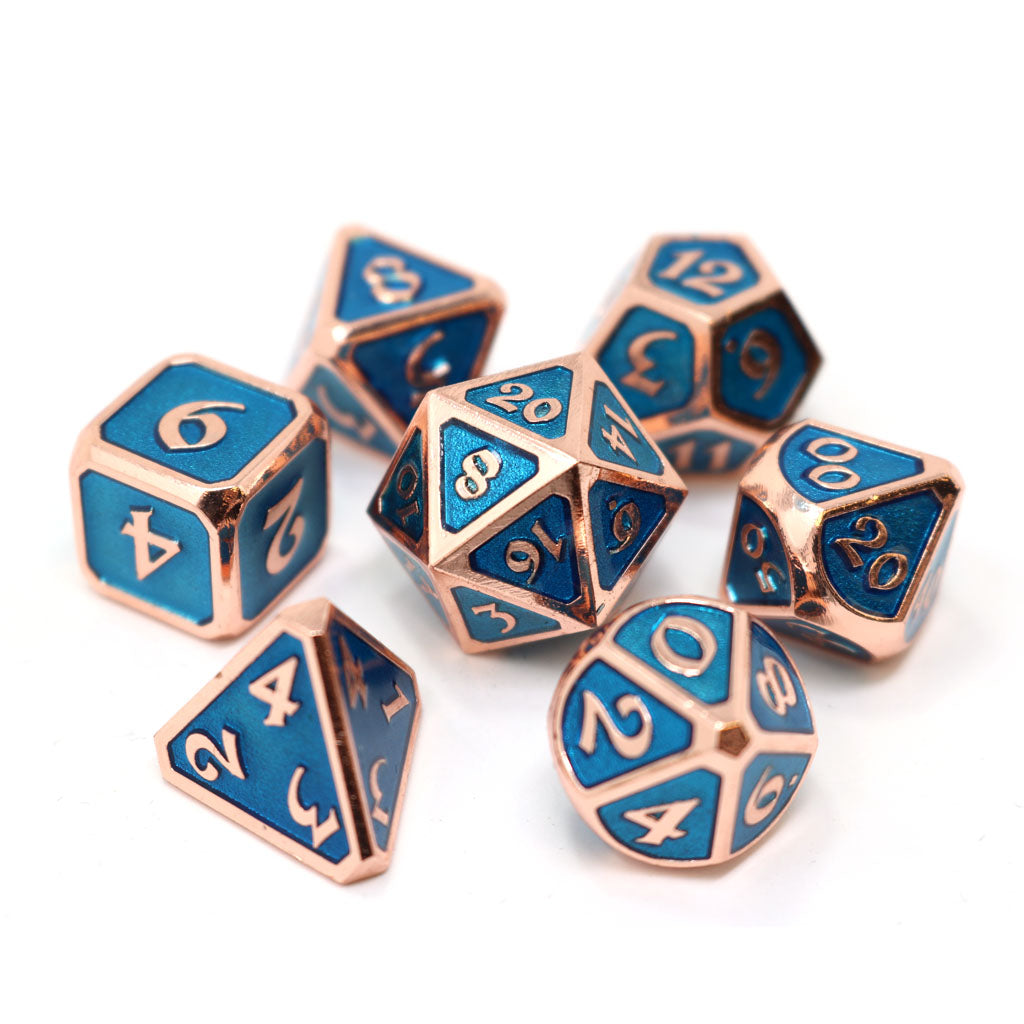 Die Hard: Mythica RPG Dice Set: Copper Aquamarine 