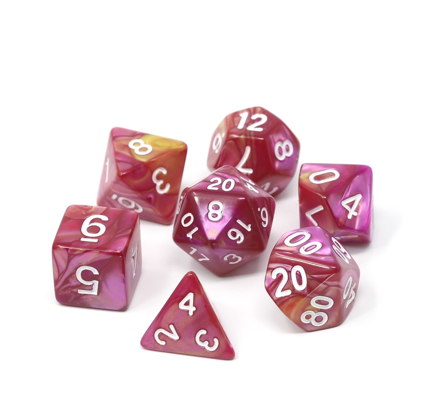 Die Hard: Poly RPG Dice Set:  Cursed Rose 