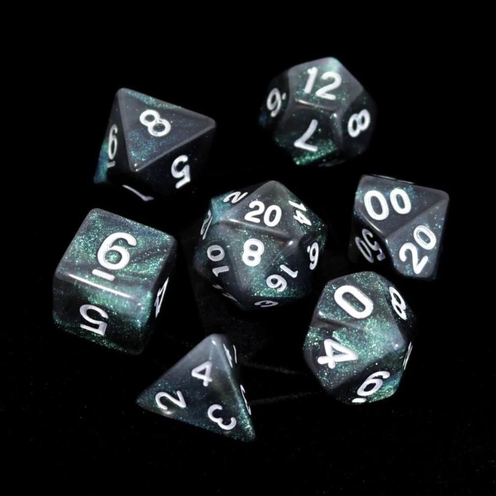 Die Hard: Poly RPG Dice Set:  Everclear Aurora 
