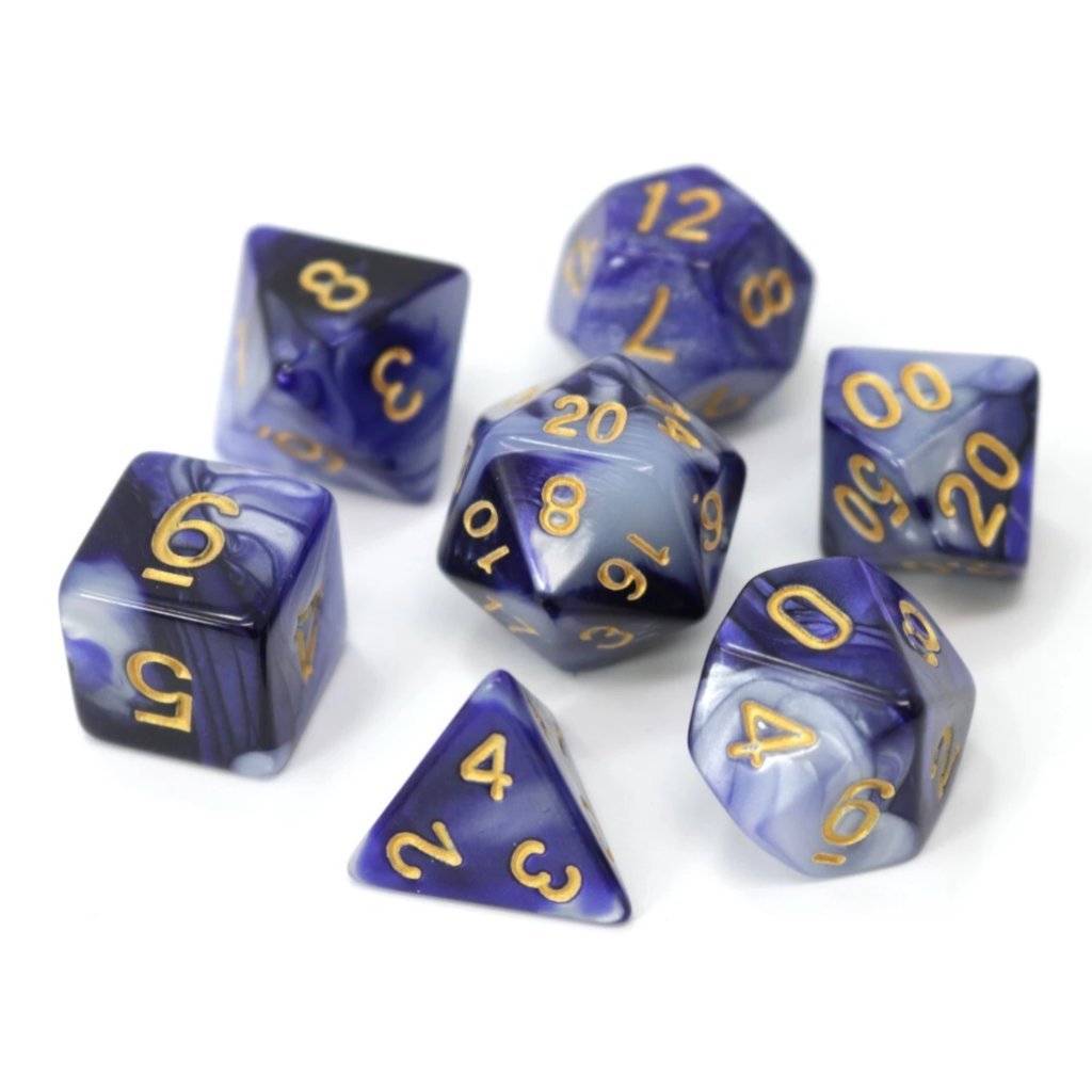 Die Hard: Poly RPG Dice Set: Indigo Nights 