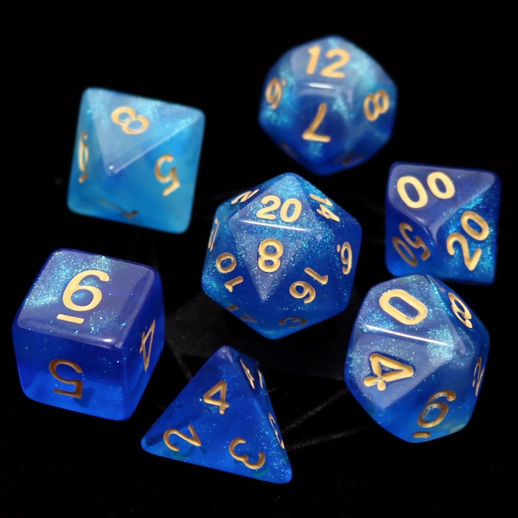 Die Hard: Poly RPG Dice Set: Mermaids Crown 