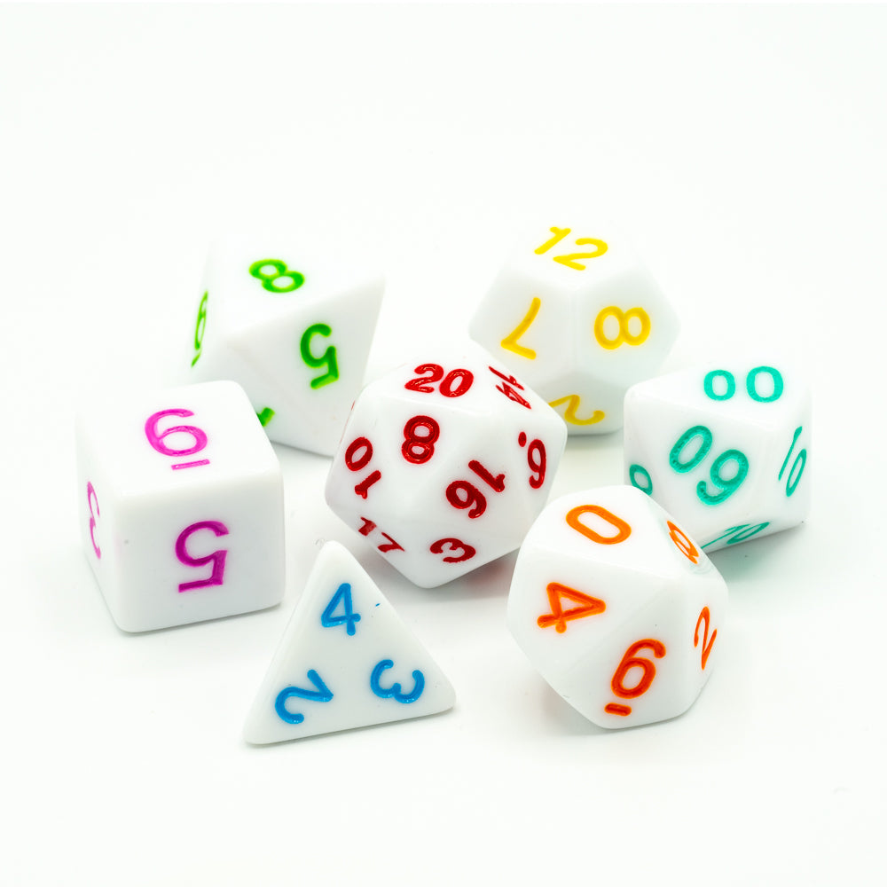Die Hard: Poly RPG Dice Set: Pastel Rainbow 