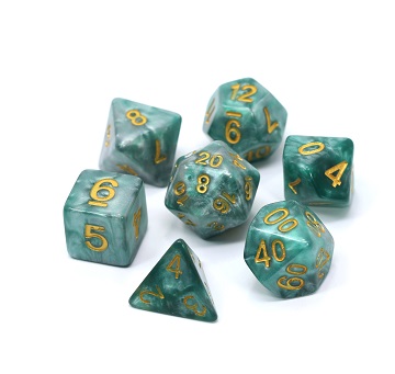Die Hard: Poly RPG Dice Set: Serpentine  