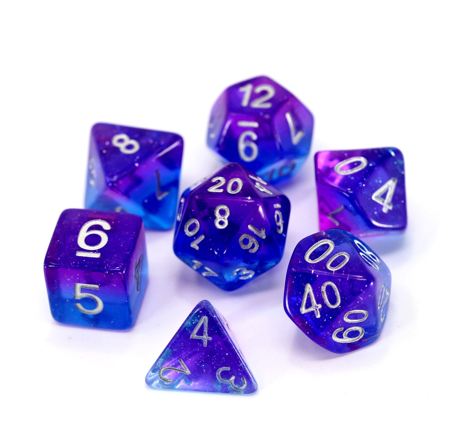 Die Hard: Poly RPG Dice Set: Starry Night 