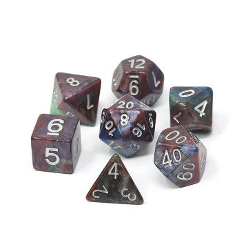 Die Hard: Poly RPG Dice Set: Tropical Storm 