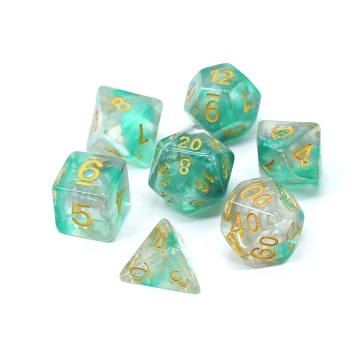Die Hard: Poly RPG Dice Set: Venom Wisp 