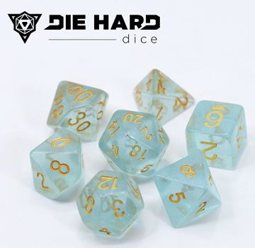 Die Hard: Poly RPG Dice Set: WATER SPRITE 