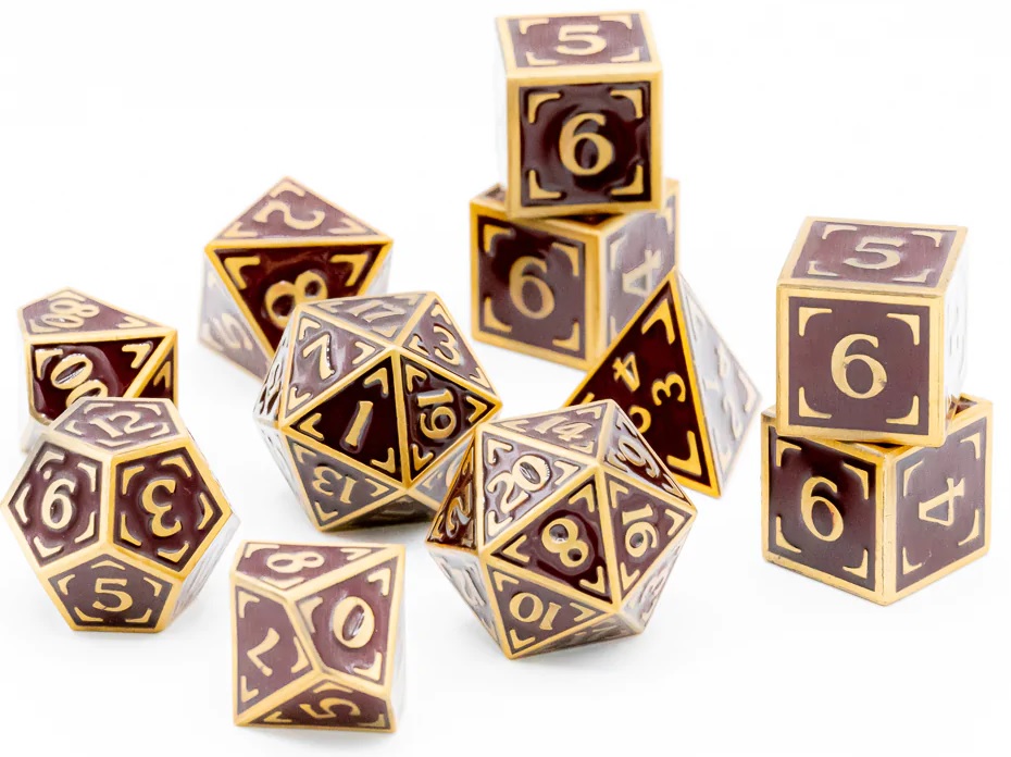 Die Hard: Reticle RPG Dice Set: Uchronia Nouveau (11 Die Set) 