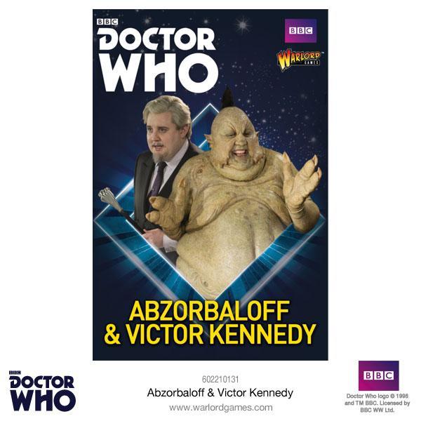 Doctor Who Miniatures: Abzorbaloff & Victor Kennedy 