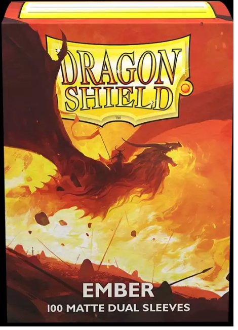 Dragon Shield: Matte Dual Card Sleeves (100): Ember 