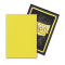 Dragon Shield: Japanese Size Matte Sleeves DUAL Lightning (60ct)  (Yellow) 