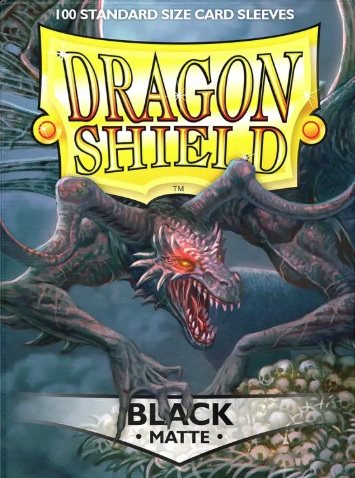 Dragon Shield: Matte Card Sleeves (100): Black 