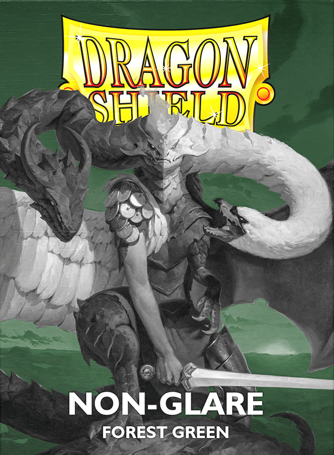 Dragon Shield: Matte Non-Glare Card Sleeves (100): Forest Green 